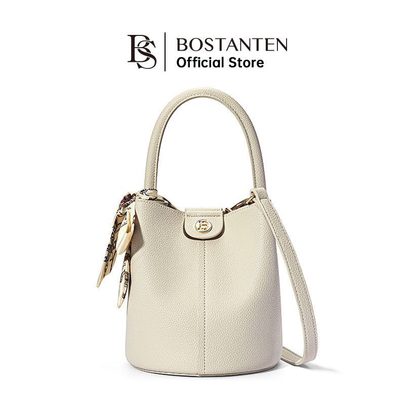 BOSTANTEN WOMEN'S ELEGANT BUCKET HANDBAG