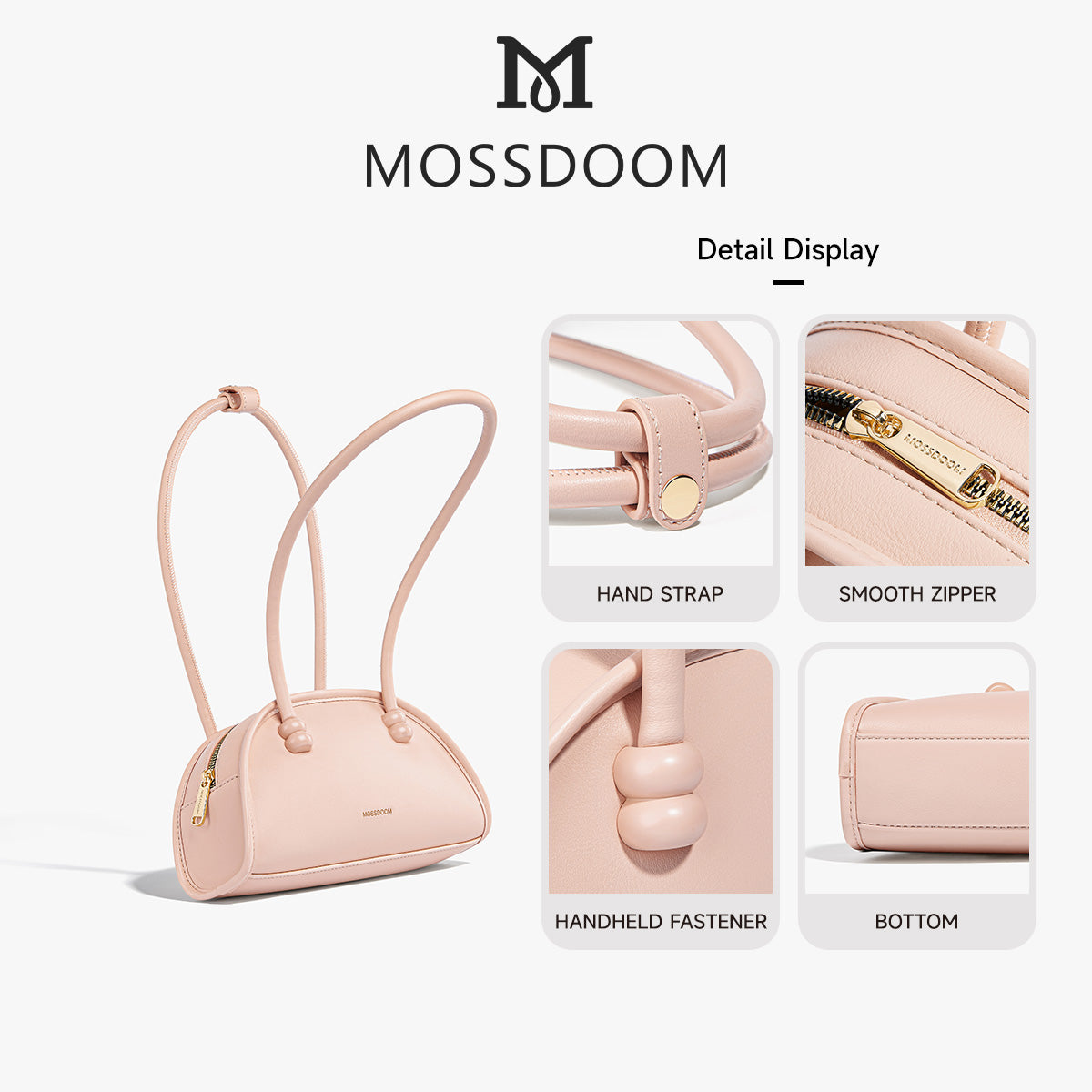 MOSSDOOM FIORE WOMEN'S HANDBAG – TIMELESS CLASSIC STYLE WITH A CUTE TWIST