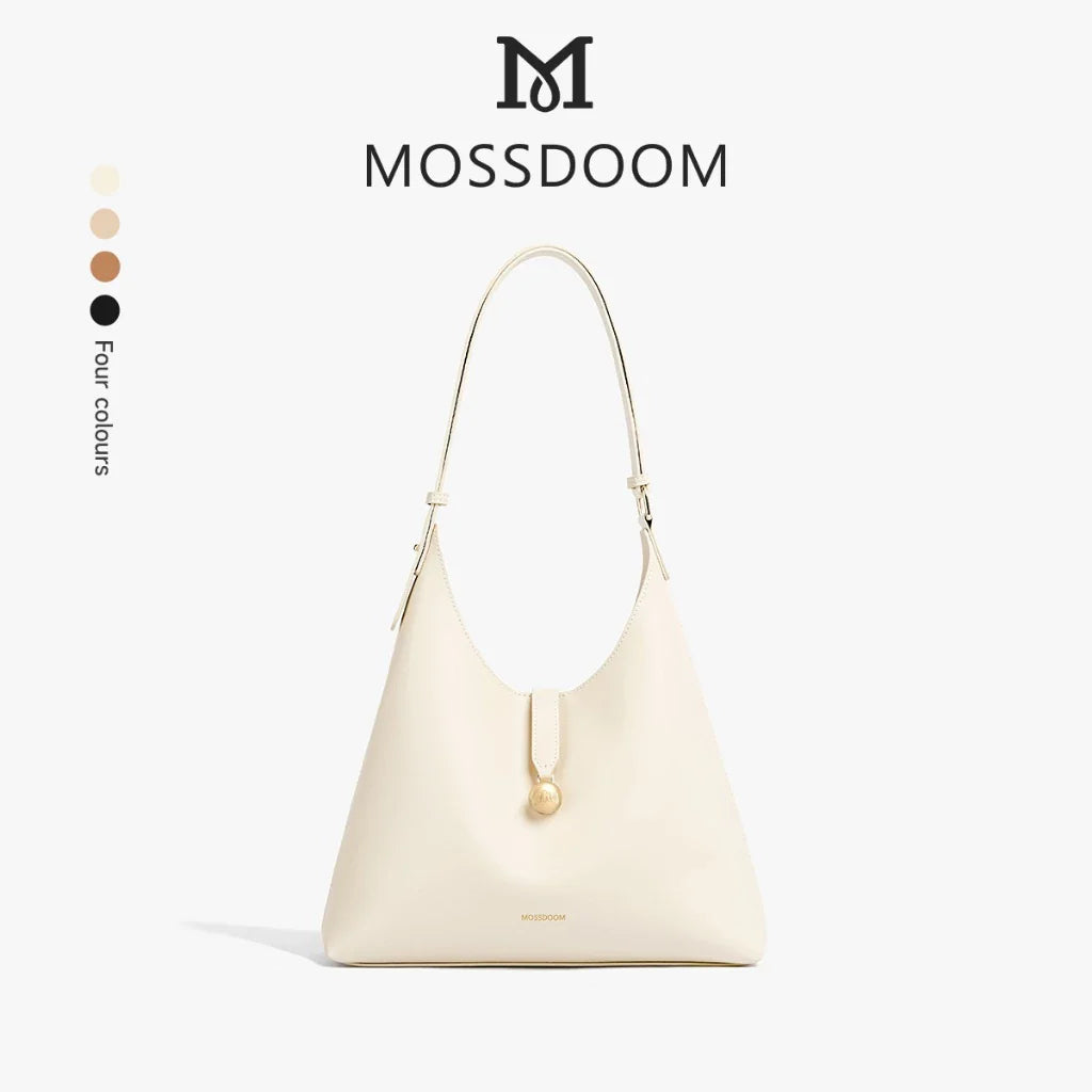 MOSSDOOM GIO VERSATILE WOMEN'S BAG – LARGE TOTE & SHOULDER BAG IN SOLID COLORS
