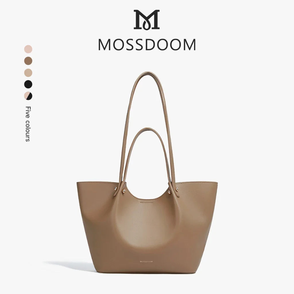 MOSSDOOM PERLA BAG – ELEGANT BUCKET TOTE FOR WOMEN