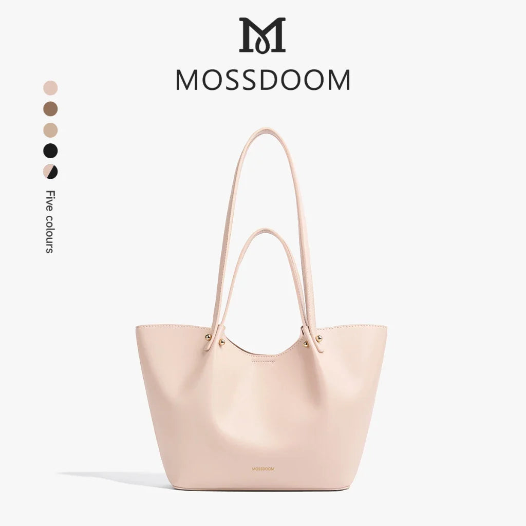 MOSSDOOM PERLA BAG – ELEGANT BUCKET TOTE FOR WOMEN