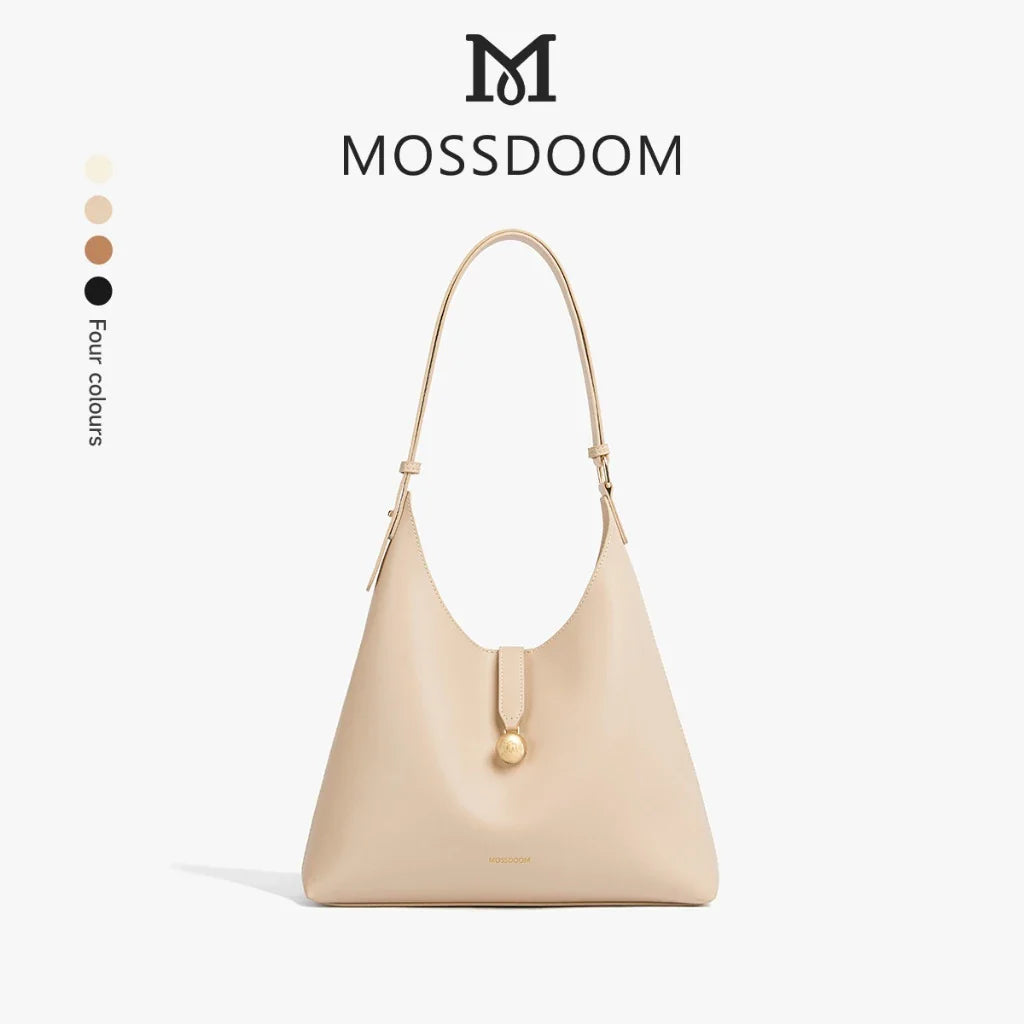MOSSDOOM GIO VERSATILE WOMEN'S BAG – LARGE TOTE & SHOULDER BAG IN SOLID COLORS
