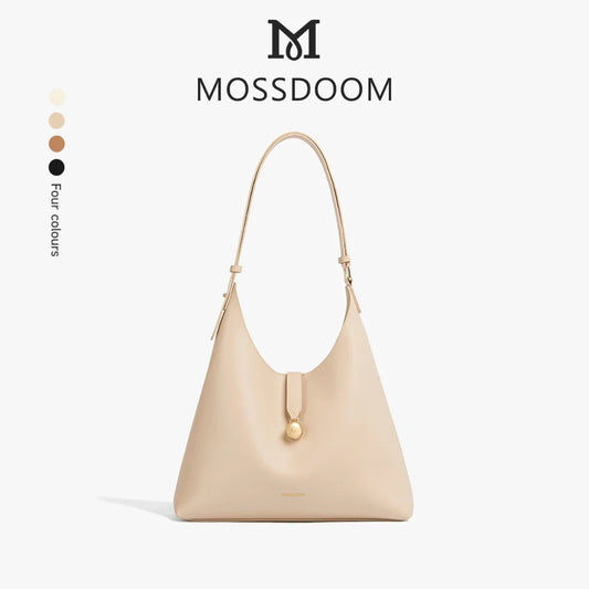 MOSSDOOM GIO VERSATILE WOMEN'S BAG – LARGE TOTE & SHOULDER BAG IN SOLID COLORS