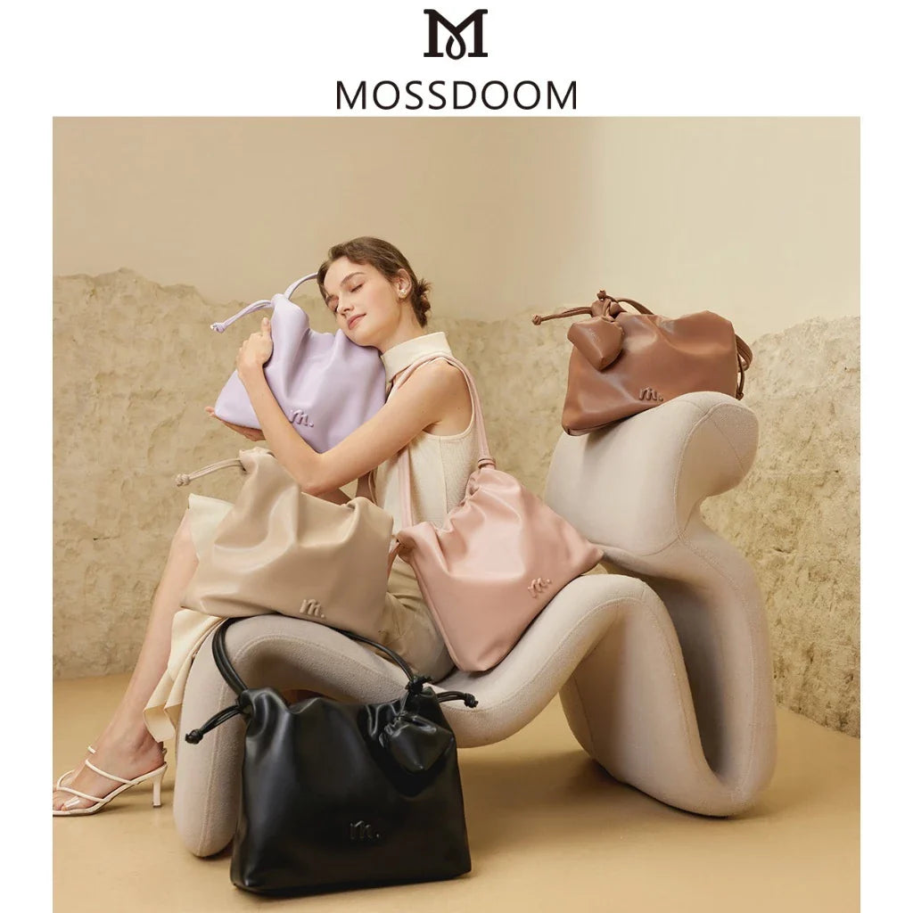 MOSSDOOM DANICA – CLOUD-SHAPED DRAWSTRING SHOULDER BAG