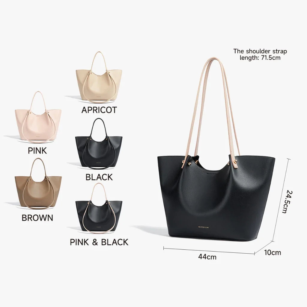 MOSSDOOM PERLA BAG – ELEGANT BUCKET TOTE FOR WOMEN