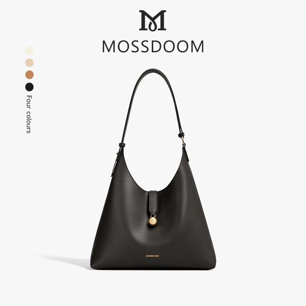MOSSDOOM GIO VERSATILE WOMEN'S BAG – LARGE TOTE & SHOULDER BAG IN SOLID COLORS