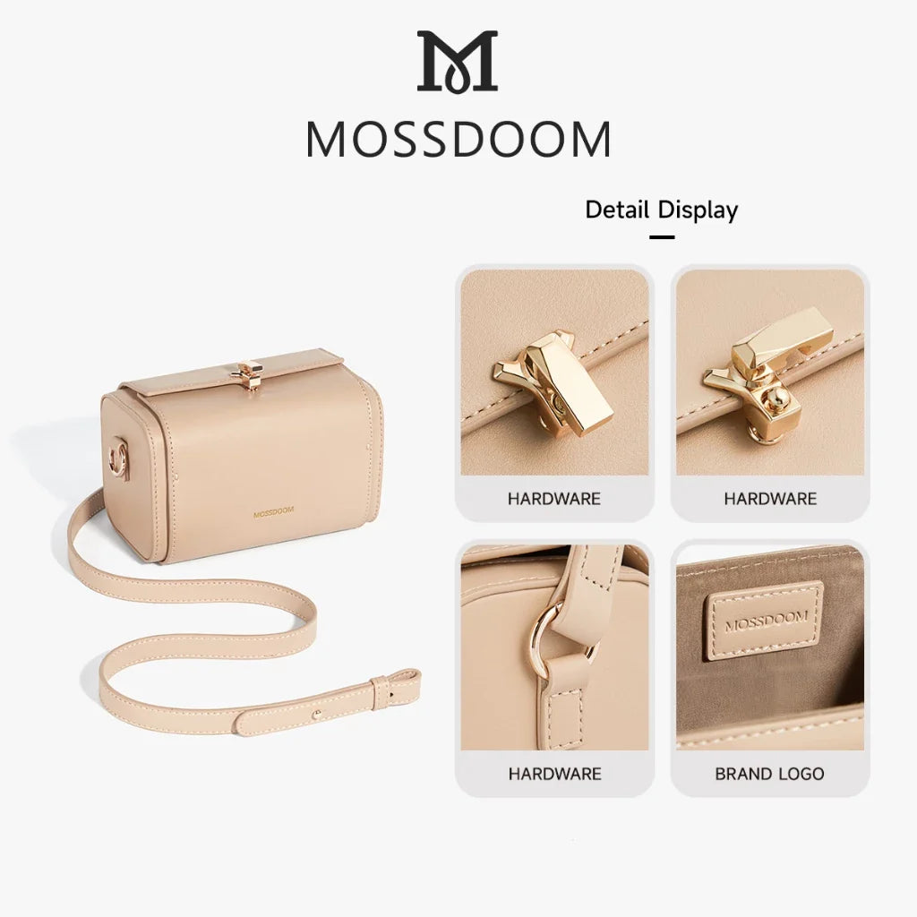 MOSSDOOM BEXLEY BAG – ELEGANT & TRENDY CROSSBODY BOX BAG FOR WOMEN