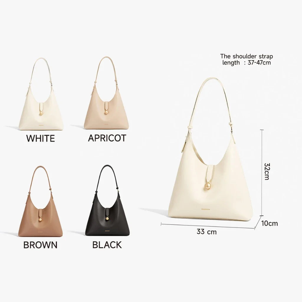 MOSSDOOM GIO VERSATILE WOMEN'S BAG – LARGE TOTE & SHOULDER BAG IN SOLID COLORS