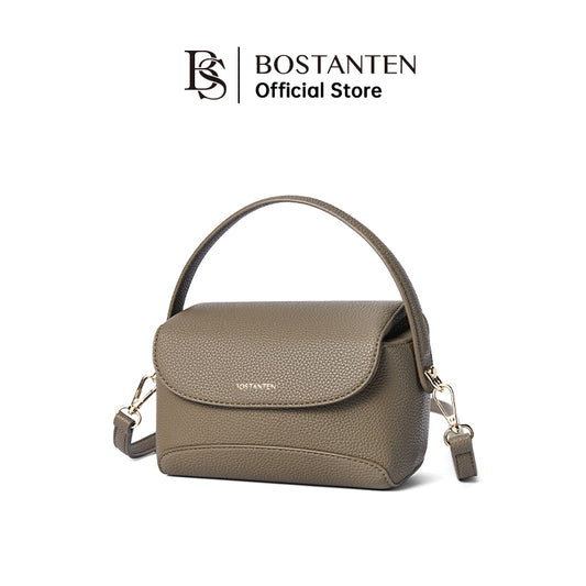BOSTANTEN AMBER – LUXURY LYCHEE LEATHER BAG WITH MAGNETIC BUCKLE