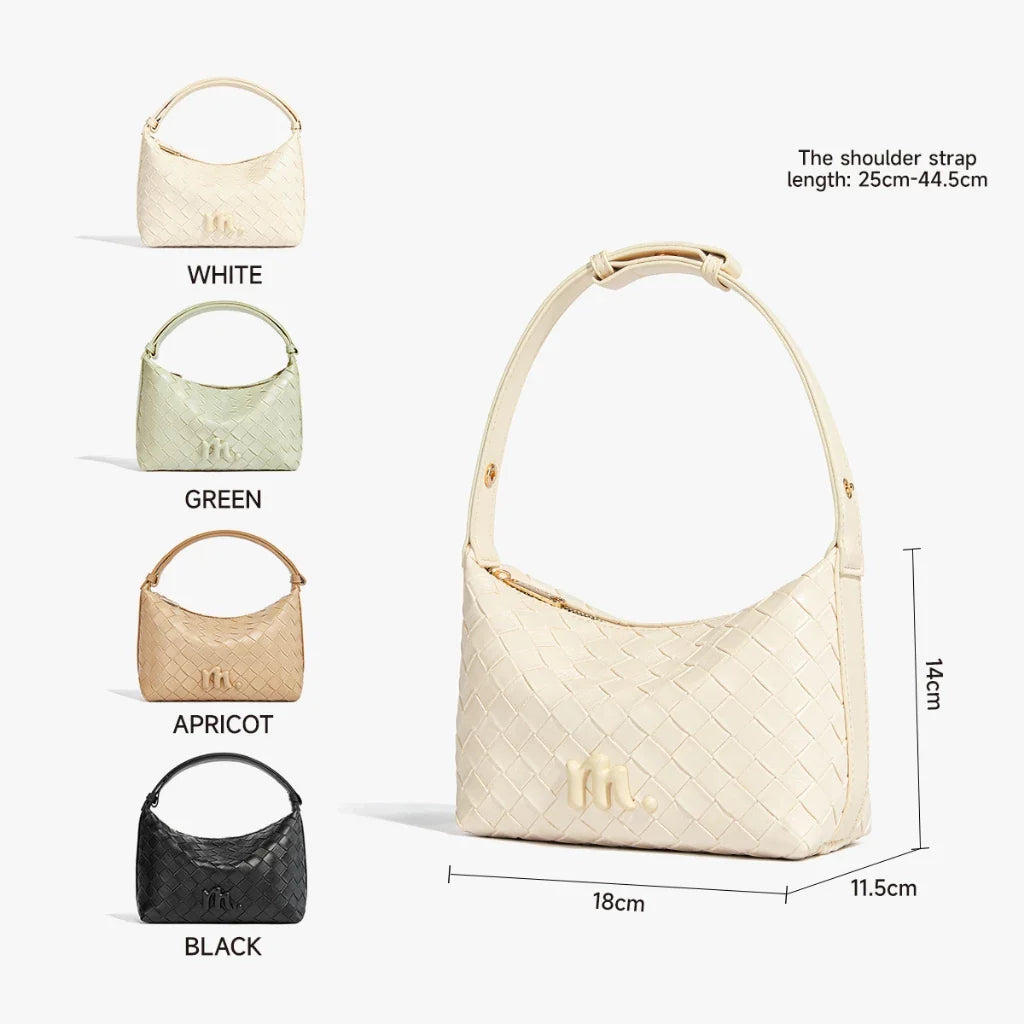 MOSSDOOM CELESTIA – ELEGANT WOVEN UNDERARM SHOULDER BAG