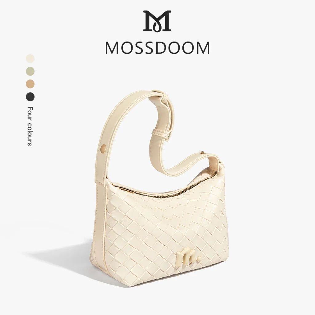 MOSSDOOM CELESTIA – ELEGANT WOVEN UNDERARM SHOULDER BAG